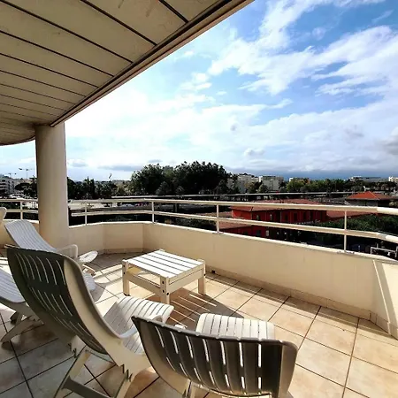 Le Soleau Mediterraneen - Proche Port Avec Parking Antibes